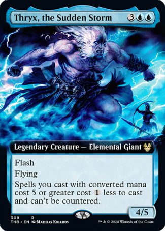 (309) Magic The Gathering Theros Beyond Death: Extras Single: Thryx, the Sudden Storm  Rare