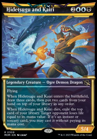 (309) Magic The Gathering March of the Machine: Extras Single: Hidetsugu and Kairi Holo Rare