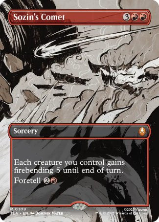 (309) Magic The Gathering Magic: The Gathering | Avatar: The Last Airbender: Extras Single: Sozin's Comet (V.1)  Mythic