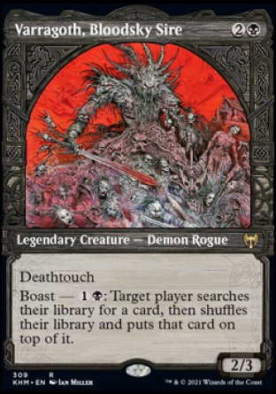(309) Magic The Gathering Kaldheim: Extras Single: Varragoth, Bloodsky Sire Holo Rare