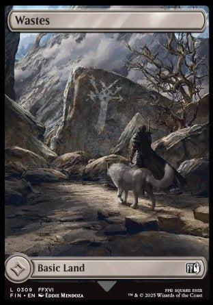 (309) Magic The Gathering Magic: The Gathering - FINAL FANTASY Single: Wastes Holo Land
