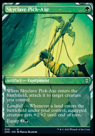 (309) Magic The Gathering Zendikar Rising: Extras Single: Skyclave Pick-Axe Holo Uncommon
