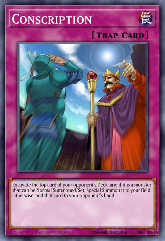 (085) YuGiOh TCG BPW2: Battle Pack 2: War of the Giants - Round 2 Single: Conscription  Common