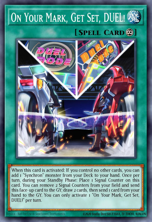 (276) YuGiOh TCG RA03: Quarter Century Bonanza Single: On Your Mark, Get Set, DUEL! (V.2 - Quarter Century Secret Rare)  Quarter Century Secret Rare