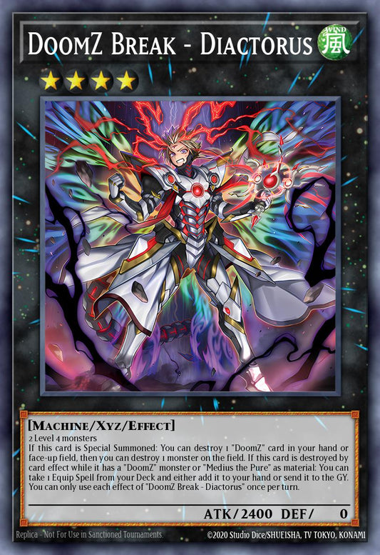 (046) YuGiOh TCG DOOD: Doom of Dimensions Single: DoomZ Break - Diactorus  Super Rare