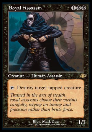 (310) Magic The Gathering Dominaria Remastered: Extras Single: Royal Assassin Holo Rare