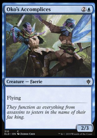 (310) Magic The Gathering Throne of Eldraine: Extras Single: Oko's Accomplices  Common