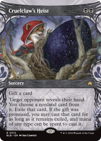 (310) Magic The Gathering Bloomburrow: Extras Single: Cruelclaw's Heist  Rare