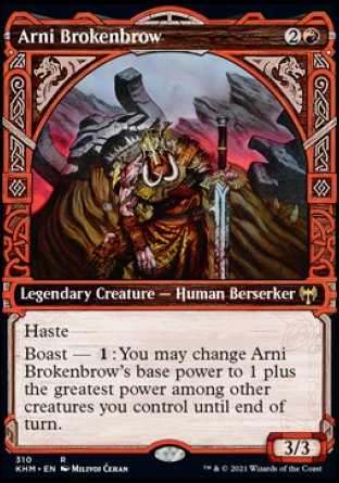 (310) Magic The Gathering Kaldheim: Extras Single: Arni Brokenbrow Holo Rare