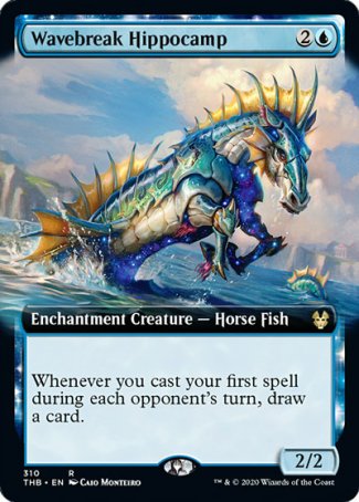(310) Magic The Gathering Theros Beyond Death: Extras Single: Wavebreak Hippocamp Holo Rare