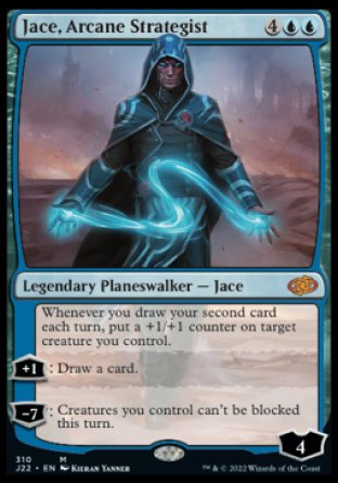 (310) Magic The Gathering Jumpstart 2022 Single: Jace, Arcane Strategist  Mythic