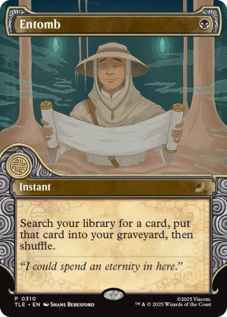 (310) Magic The Gathering Magic: The Gathering | Avatar: The Last Airbender: Eternal Single: Entomb  Rare