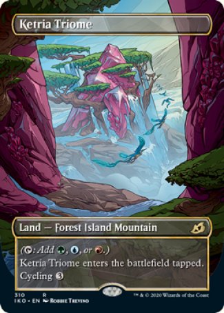 (310) Magic The Gathering Ikoria: Lair of Behemoths: Extras Single: Ketria Triome  Rare