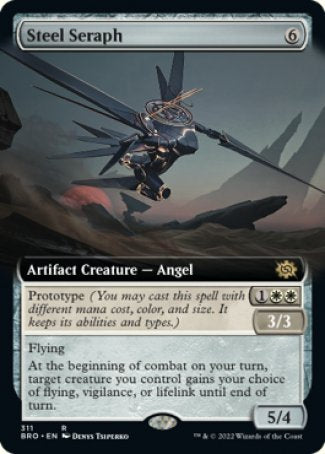 (311) Magic The Gathering The Brothers' War: Extras Single: Steel Seraph  Rare