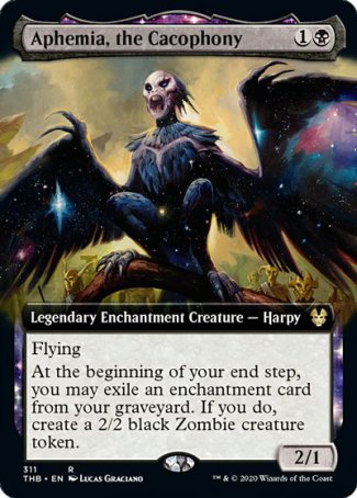 (311) Magic The Gathering Theros Beyond Death: Extras Single: Aphemia, the Cacophony Holo Rare