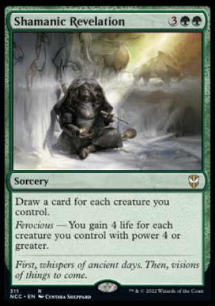 (311) Magic The Gathering Commander: Streets of New Capenna Single: Shamanic Revelation  Rare