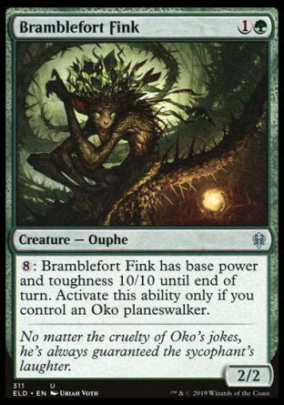 (311) Magic The Gathering Throne of Eldraine: Extras Single: Bramblefort Fink  Uncommon