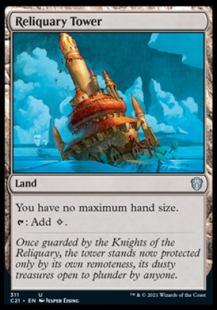 (311) Magic The Gathering Commander: Strixhaven Single: Reliquary Tower  Uncommon