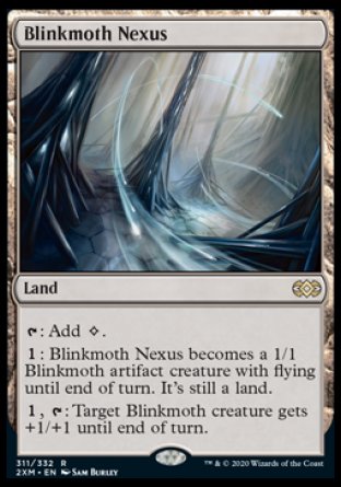 (311/332) Magic The Gathering Double Masters Single: Blinkmoth Nexus Holo Rare