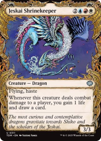 (311) Magic The Gathering Tarkir: Dragonstorm: Extras Single: Jeskai Shrinekeeper  Uncommon
