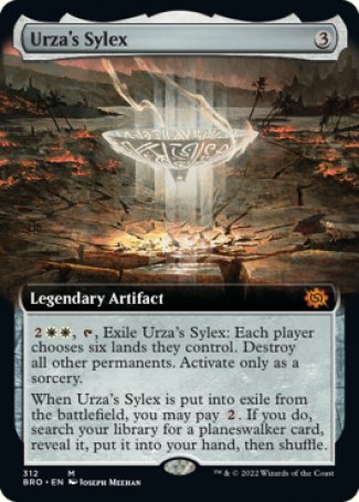 (312) Magic The Gathering The Brothers' War: Extras Single: Urza's Sylex  Mythic