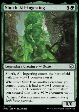 (312) Magic The Gathering Commander: March of the Machine Single: Slurrk, All-Ingesting  Uncommon