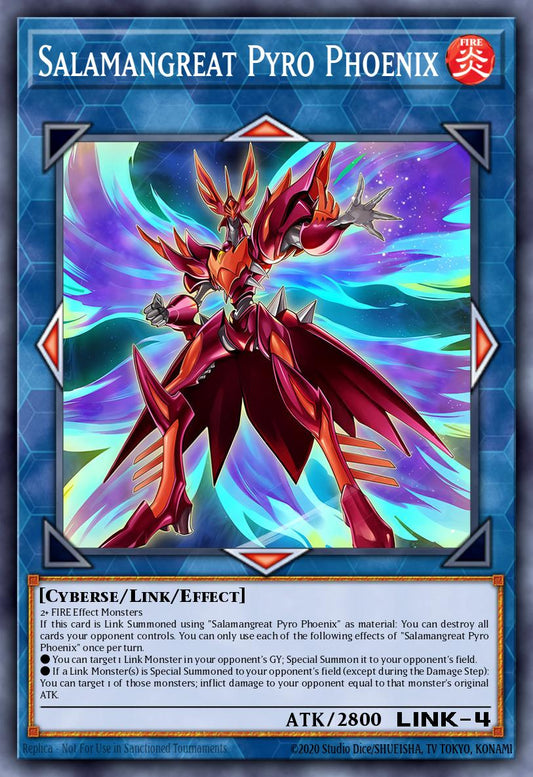 (169) YuGiOh TCG MP20: 2020 Tin of Lost Memories Mega Pack Single: Salamangreat Pyro Phoenix  Ultra Rare