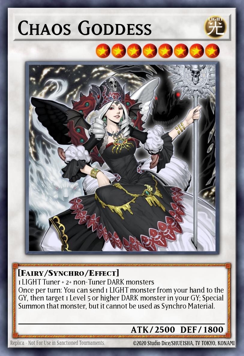 (079) YuGiOh TCG DUOV: Duel Overload Single: Chaos Goddess  Ultra Rare