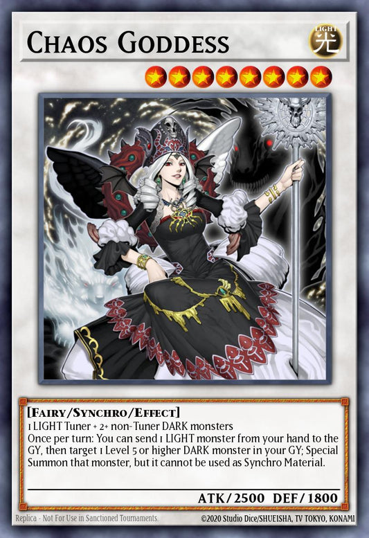 (079) YuGiOh TCG DUOV: Duel Overload Single: Chaos Goddess  Ultra Rare