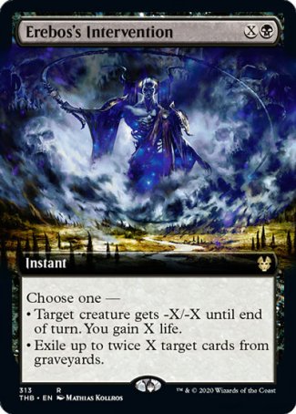 (313) Magic The Gathering Theros Beyond Death: Extras Single: Erebos's Intervention  Rare