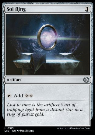 (313) Magic The Gathering Commander: The Lost Caverns of Ixalan Single: Sol Ring  Uncommon