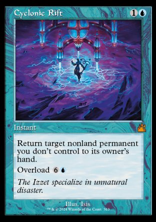 (313) Magic The Gathering Ravnica Remastered: Extras Single: Cyclonic Rift (V.3)  Mythic