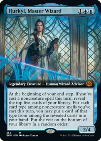 (314) Magic The Gathering The Brothers' War: Extras Single: Hurkyl, Master Wizard Holo Mythic