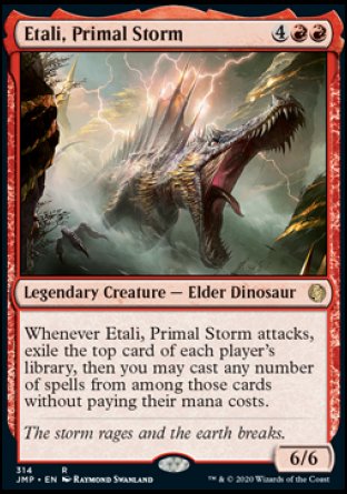(314) Magic The Gathering Jumpstart Single: Etali, Primal Storm  Rare
