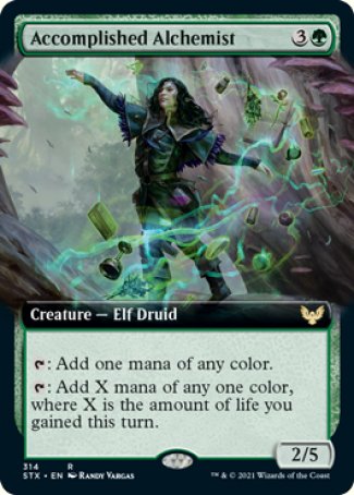 (314) Magic The Gathering Strixhaven: School of Mages: Extras Single: Accomplished Alchemist Holo Rare
