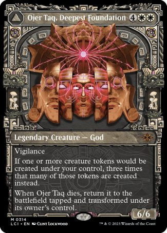 (314) Magic The Gathering The Lost Caverns of Ixalan: Extras Single: Ojer Taq, Deepest Foundation // Temple of Civilization  Mythic