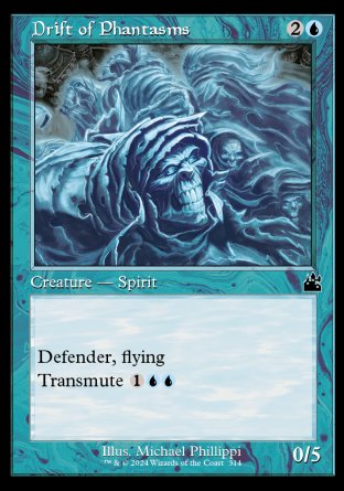 (314) Magic The Gathering Ravnica Remastered: Extras Single: Drift of Phantasms  Common
