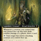 (314) Magic The Gathering Commander: Murders at Karlov Manor: Extras Single: Kaust, Eyes of the Glade (V.1) Holo Mythic