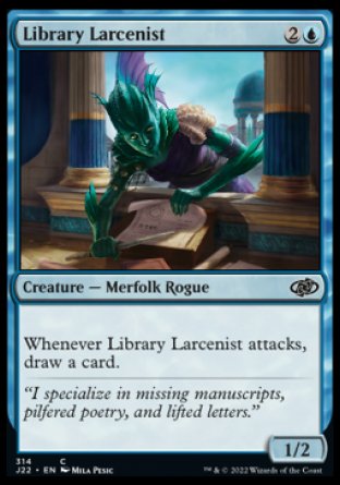 (314) Magic The Gathering Jumpstart 2022 Single: Library Larcenist  Common