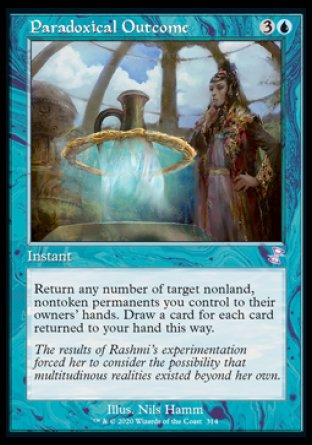 (314) Magic The Gathering Time Spiral Remastered: Extras Single: Paradoxical Outcome  Time Shifted