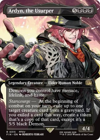 (315) Magic The Gathering Magic: The Gathering - FINAL FANTASY: Extras Single: Ardyn, the Usurper (V.1)  Rare
