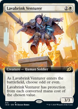 (315) Magic The Gathering Ikoria: Lair of Behemoths: Extras Single: Lavabrink Venturer Holo Rare