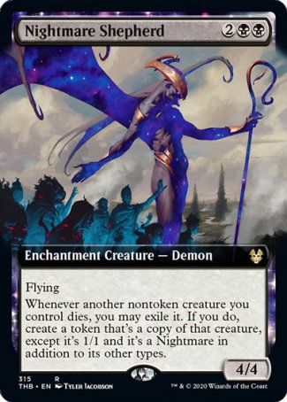 (315) Magic The Gathering Theros Beyond Death: Extras Single: Nightmare Shepherd Holo Rare