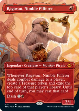 (315) Magic The Gathering Modern Horizons 2: Extras Single: Ragavan, Nimble Pilferer  Mythic