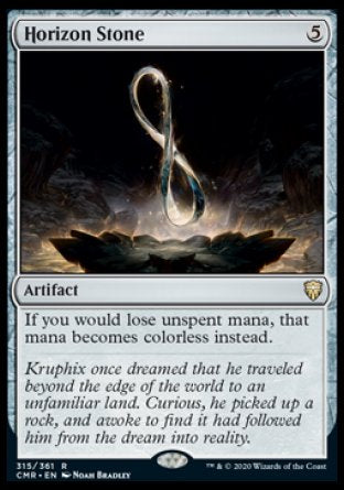 (315/361) Magic The Gathering Commander Legends Single: Horizon Stone Holo Rare
