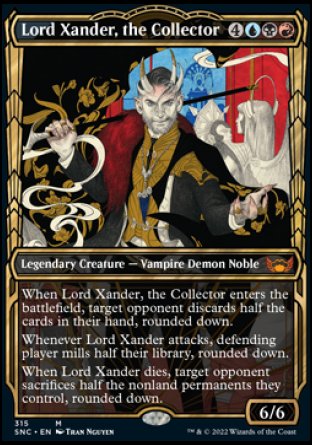 (315) Magic The Gathering Streets of New Capenna: Extras Single: Lord Xander, the Collector (V.1)  Mythic