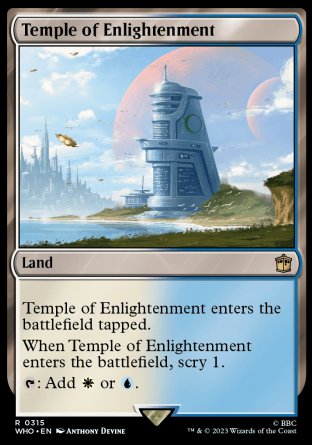 (315) Magic The Gathering Universes Beyond: Doctor Who Single: Temple of Enlightenment Holo Rare
