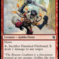 (315) Magic The Gathering Jumpstart Single: Fanatical Firebrand  Common