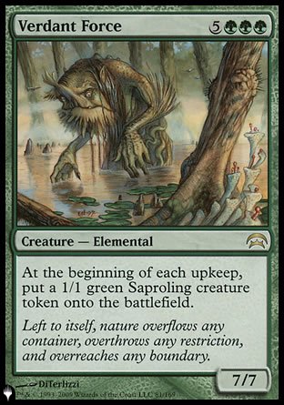 (081) Magic The Gathering The List Single: Verdant Force  Rare