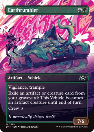 (315) Magic The Gathering Aetherdrift: Extras Single: Earthrumbler  Uncommon